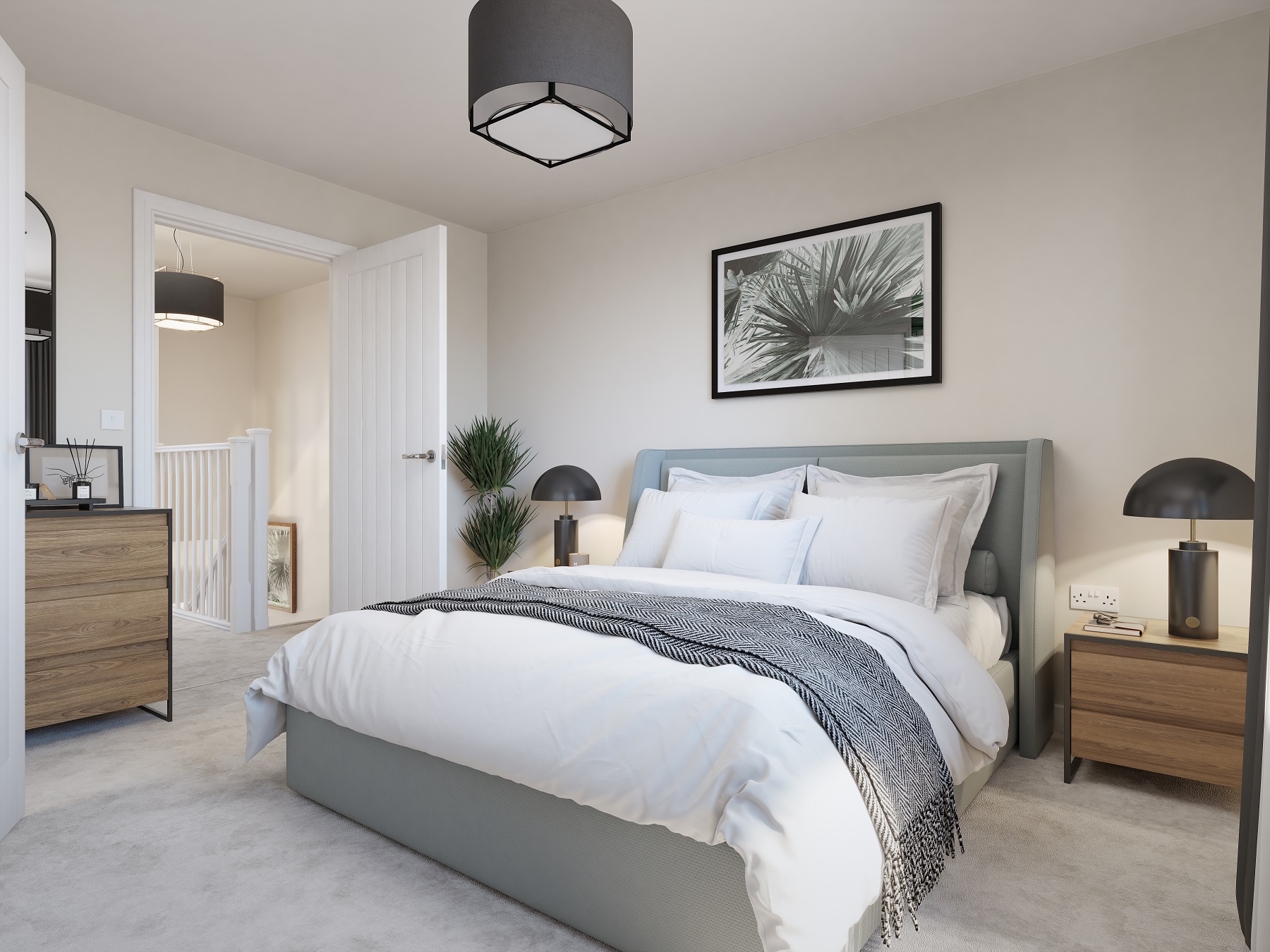 The Beaford's main bedroom is a blank canvas, perfect to make your own