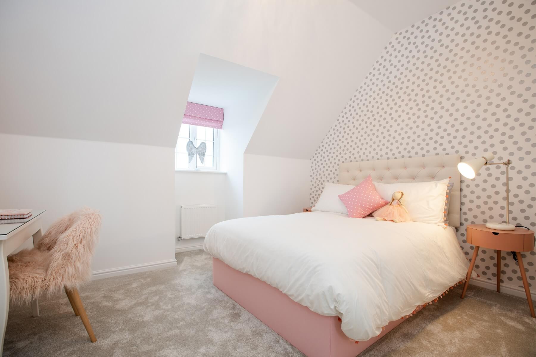 The third bedroom offers a cosy space to relax