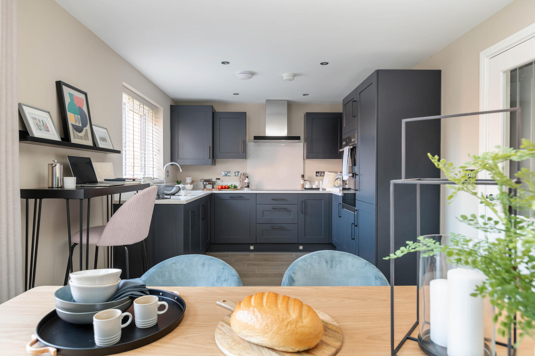 Kitchen table in kitchen