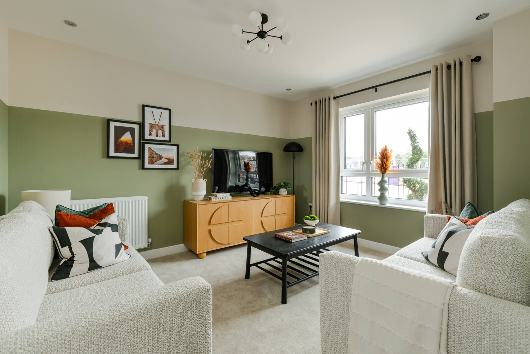 A cosy living room to unwind and relax