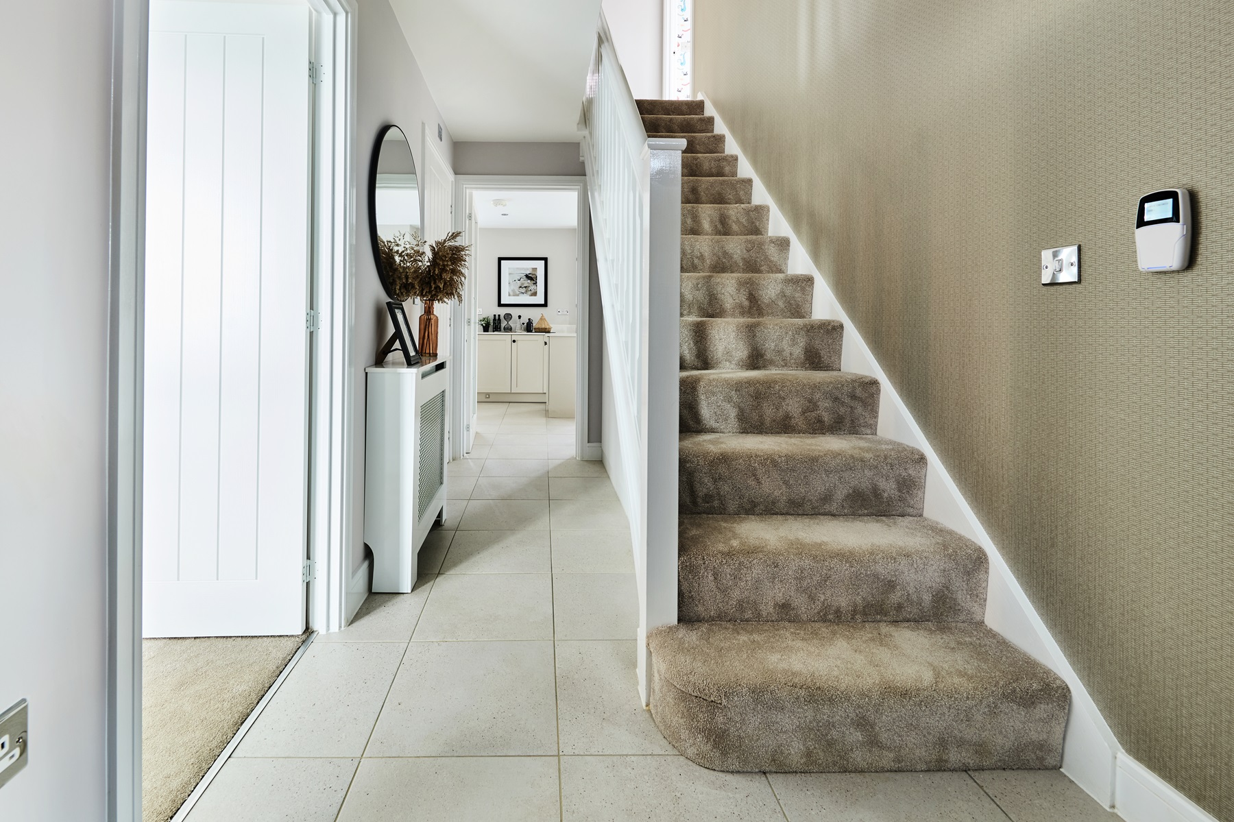 A welcoming entrance hallway