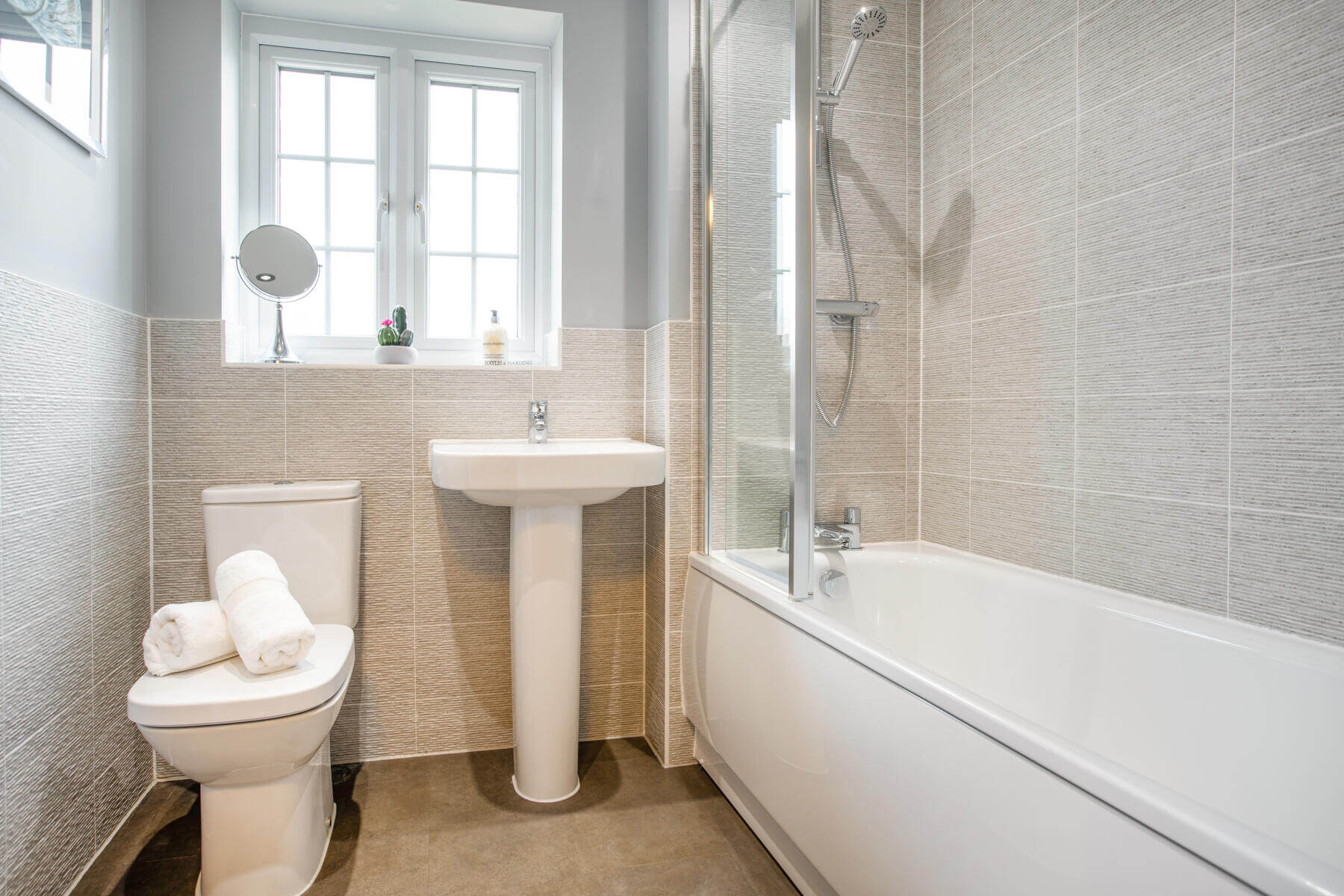 The family bathroom completes the first floor