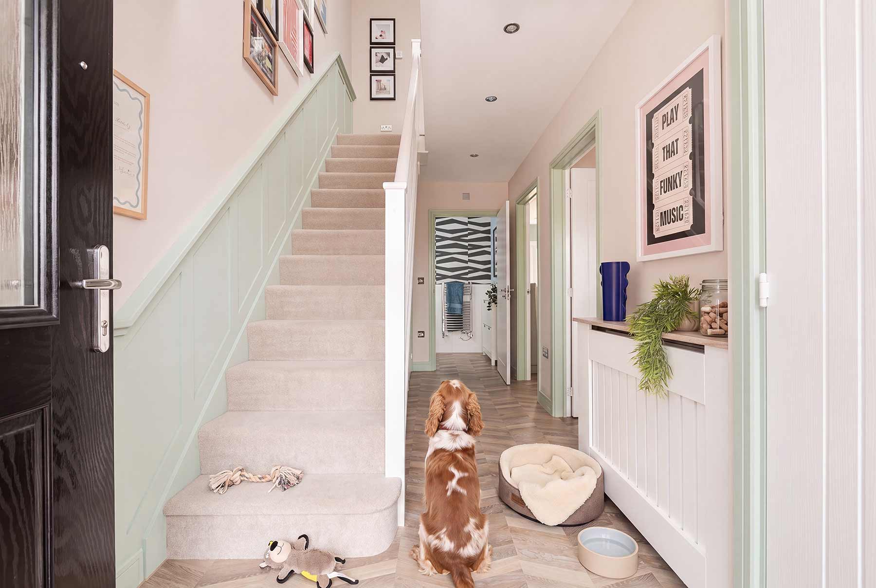A welcoming hallway