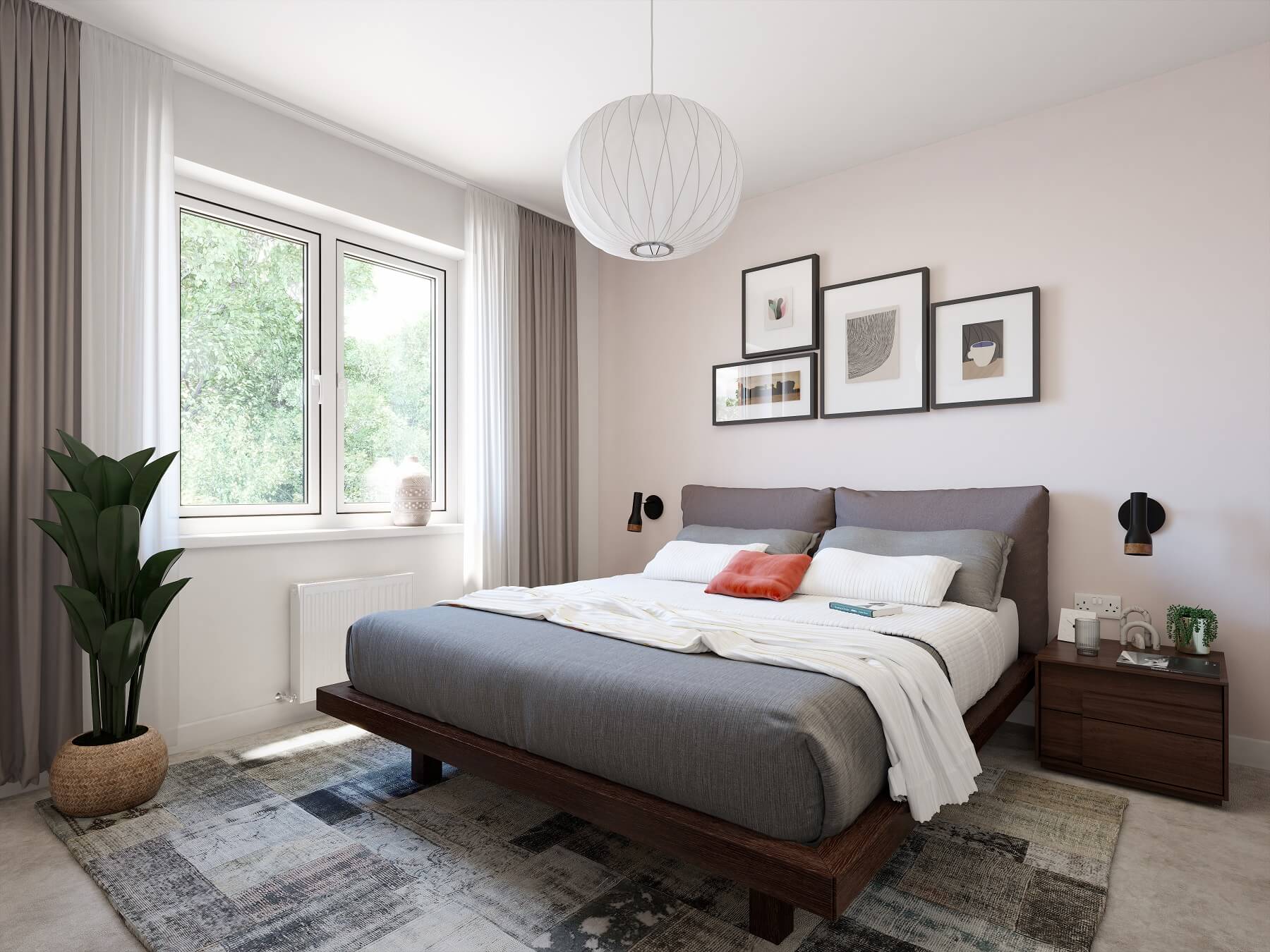 Bedroom 2 also features an en suite shower room