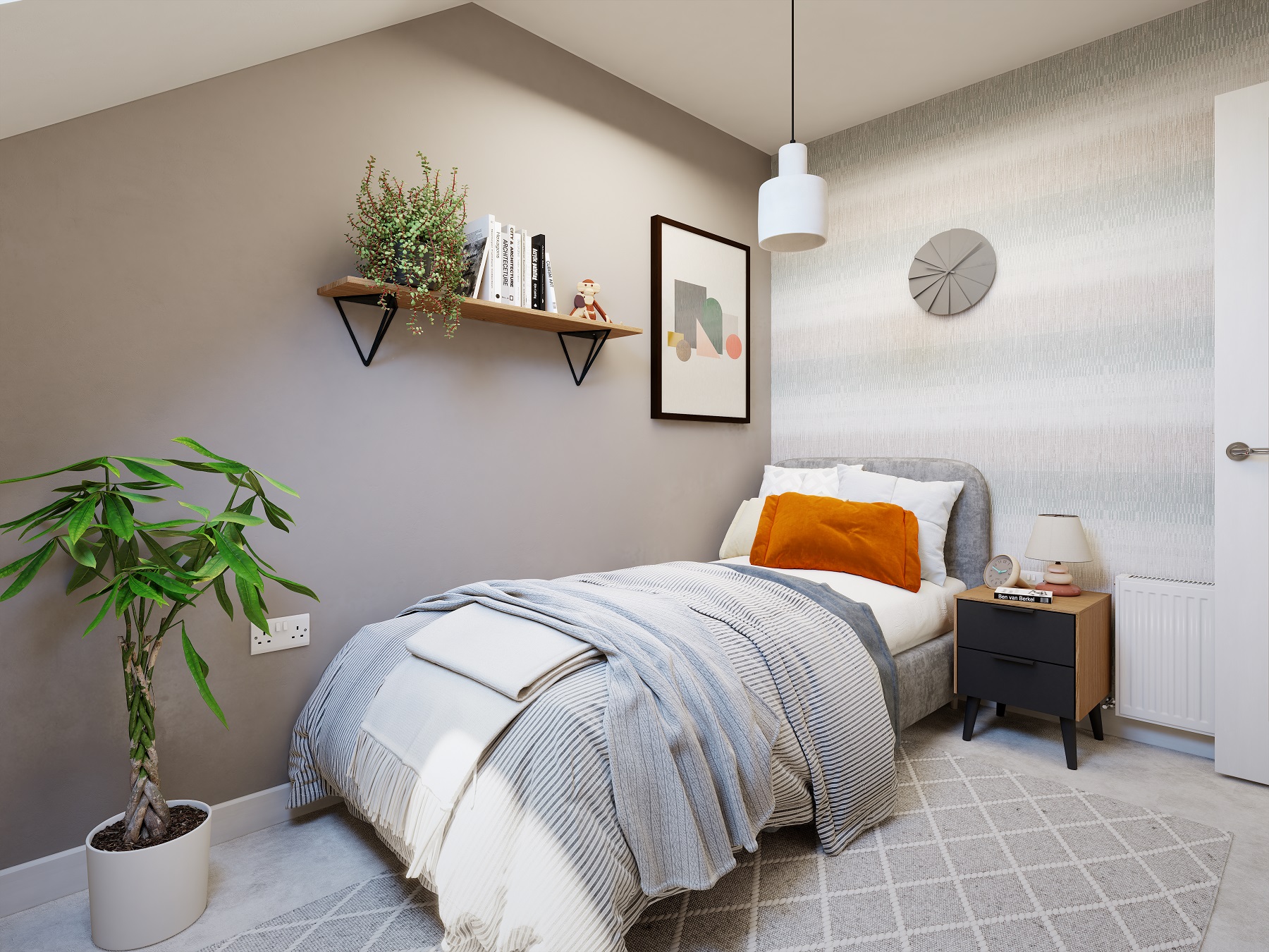 Bedroom 4 is perfect for a child's room or a study