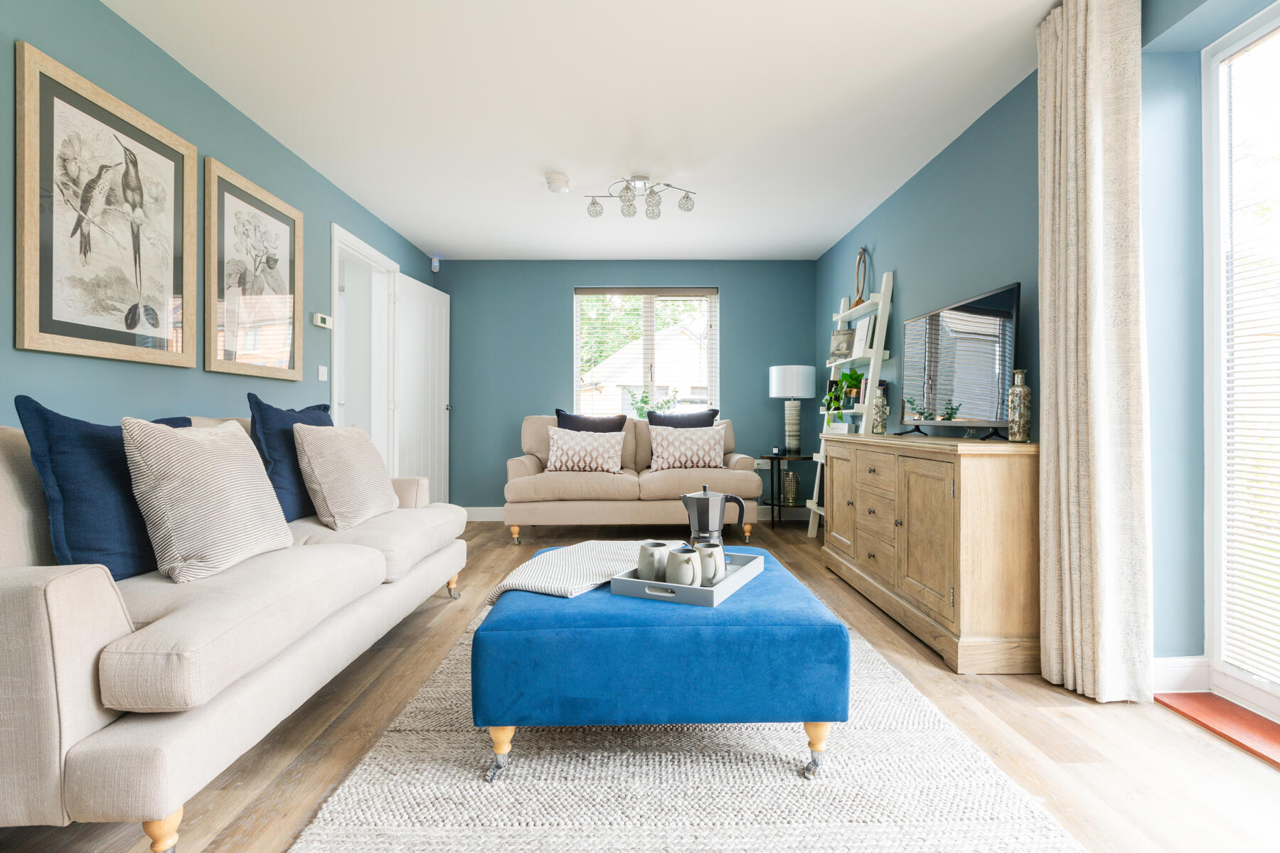 The large inviting lounge is a perfect space to relax