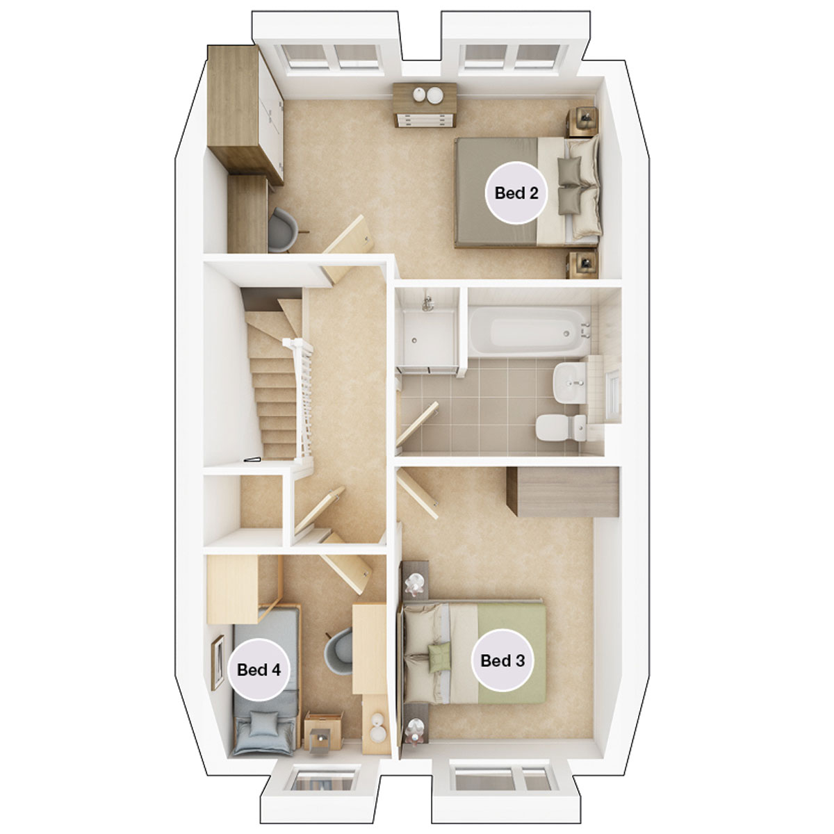 Drayton second floor