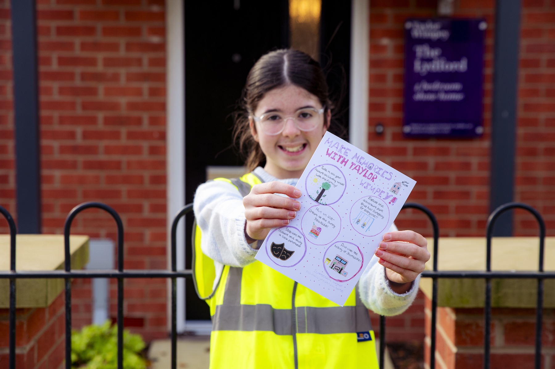 Welcome Card competition winner - Faye