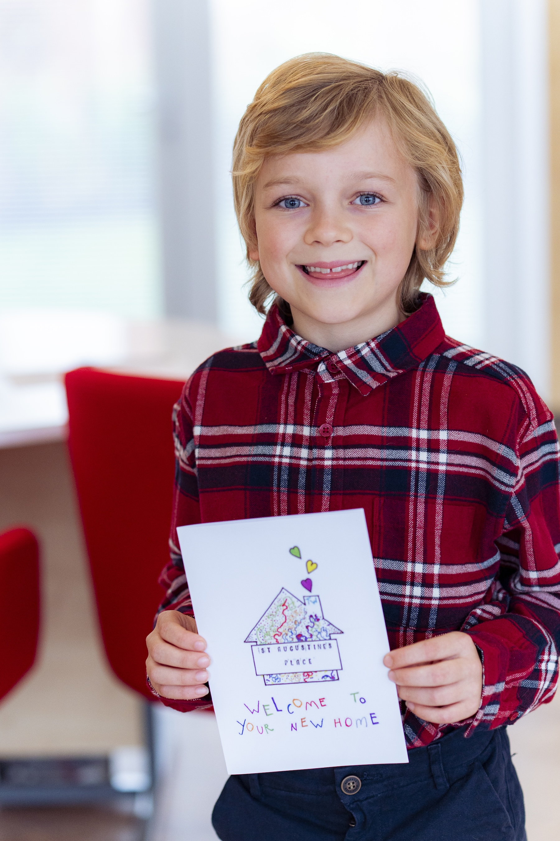 Welcome Card competition winner - Osian