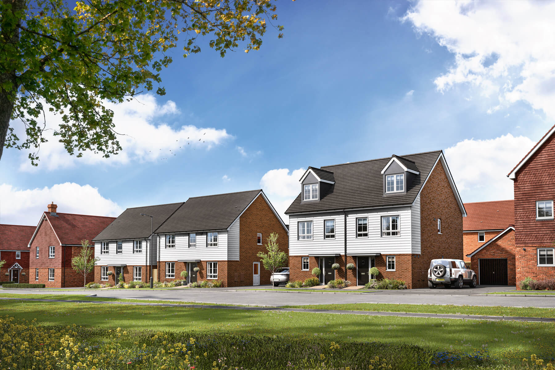A development of 2, 3 & 4 bed homes