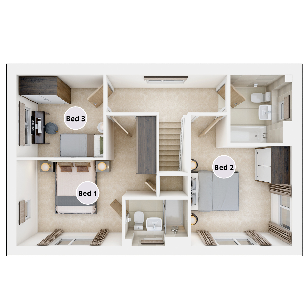 The Aynesdale first floor plan