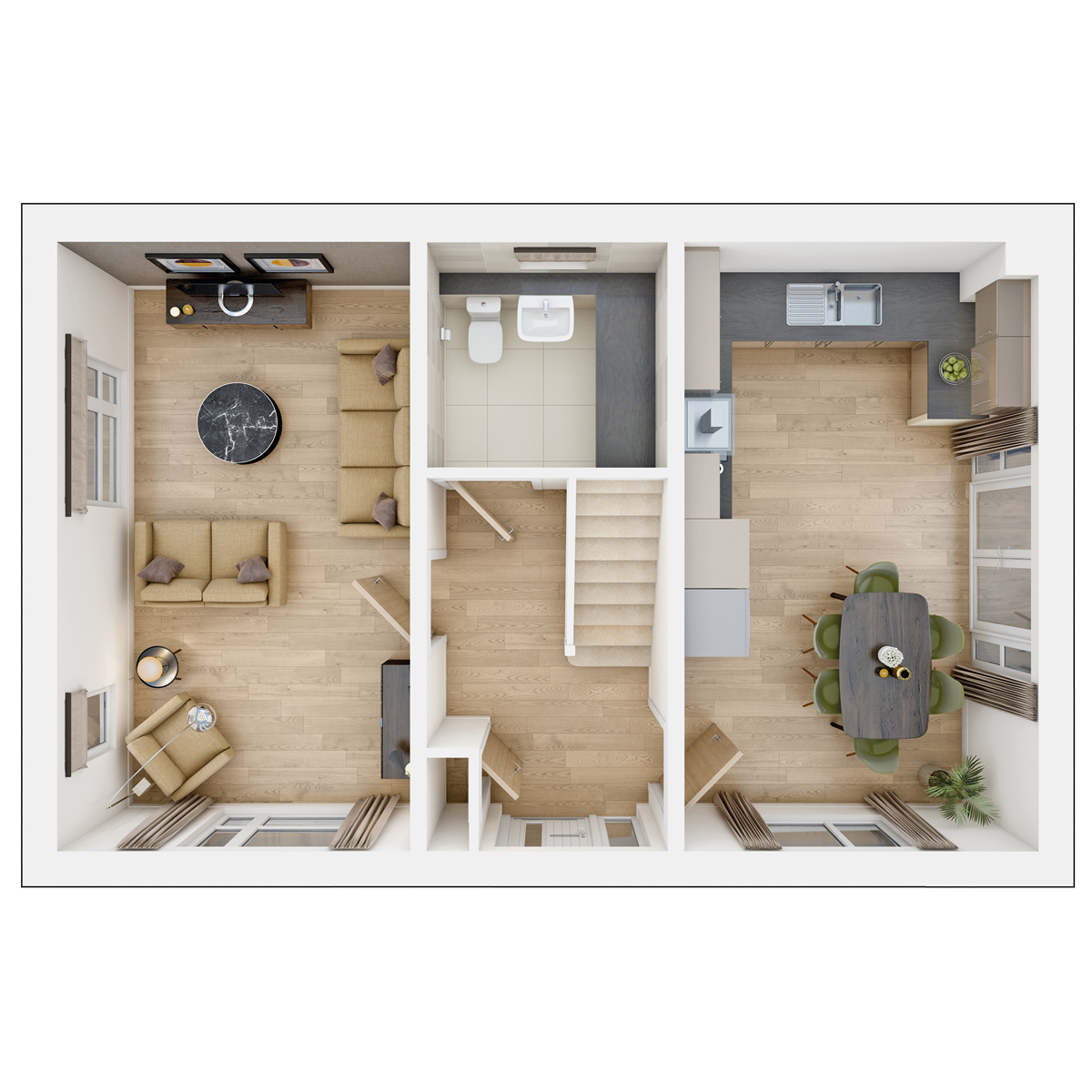 The Aynesdale ground floor plan