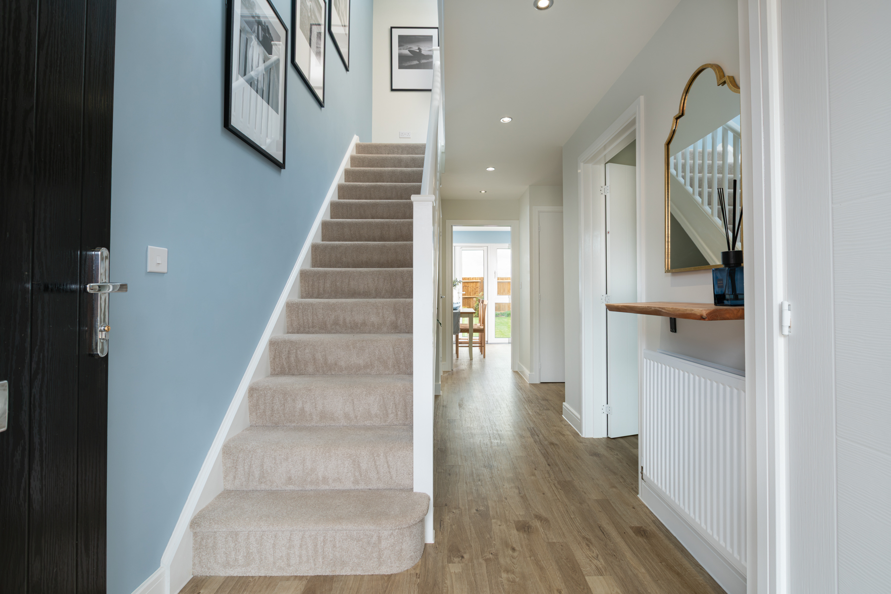 A bright, welcoming hallway
