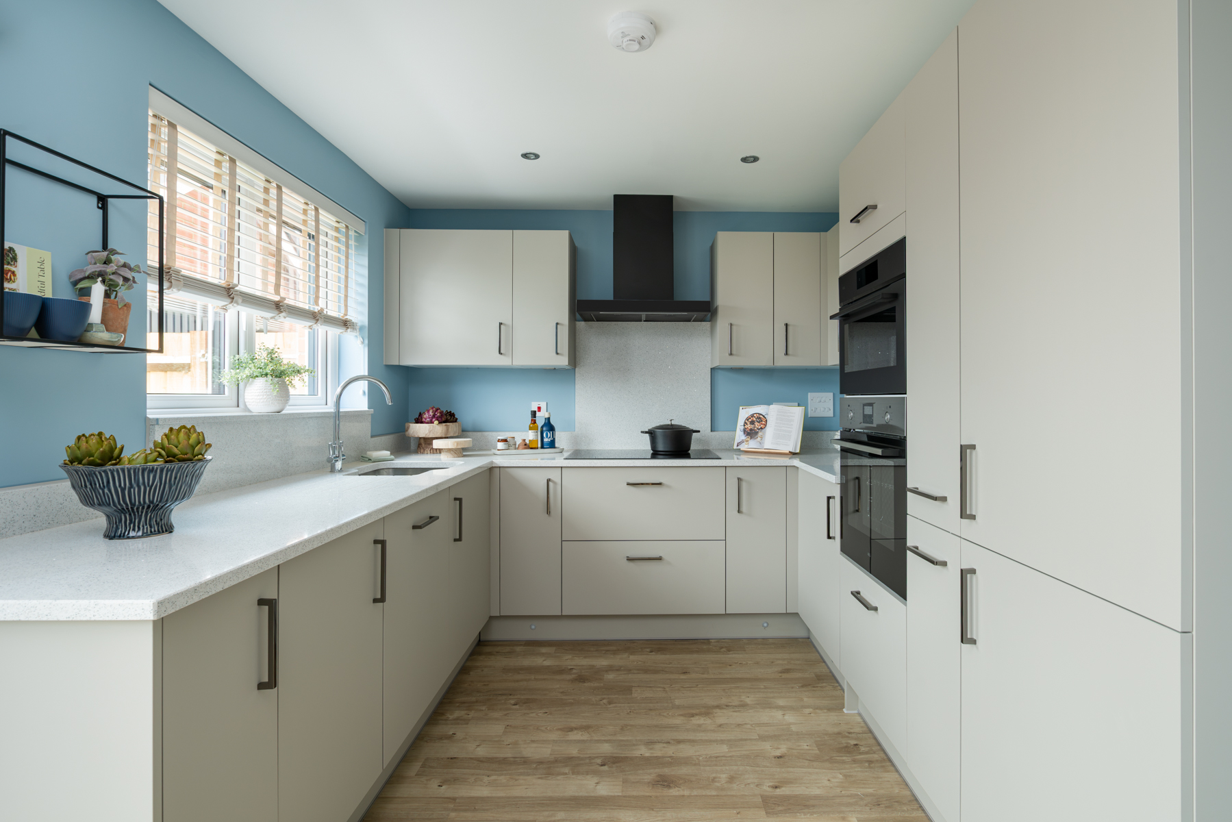 A stylish and modern kitchen