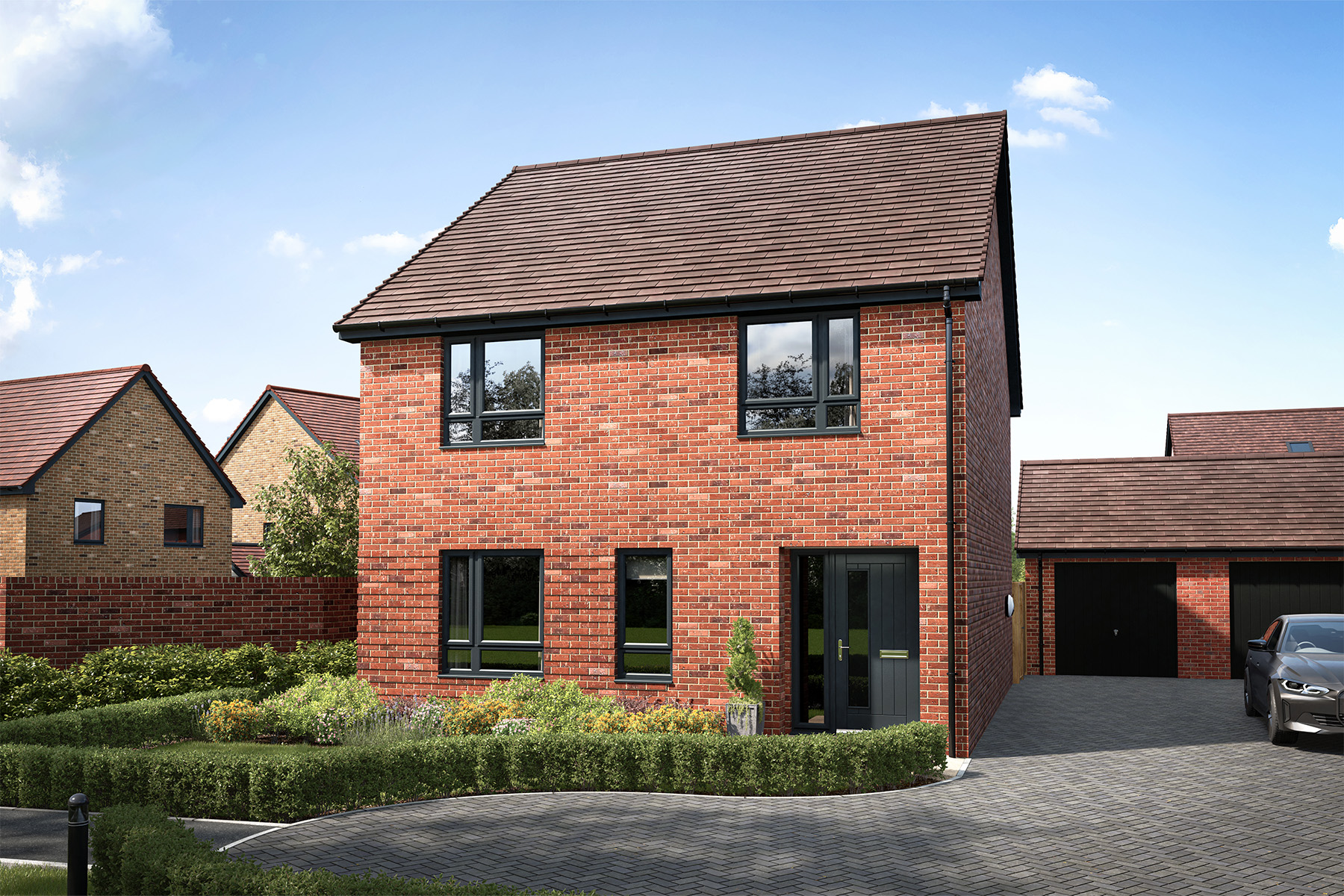 An artists impression of The Bittesford