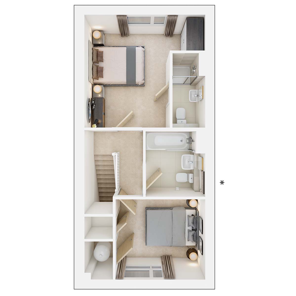 The Beaford first floor plan
