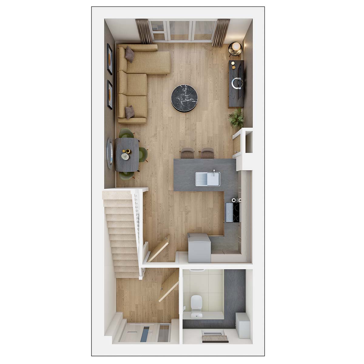 The Beaford ground floor plan