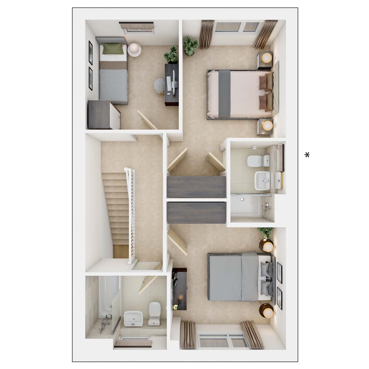 The Keeford first floor plan