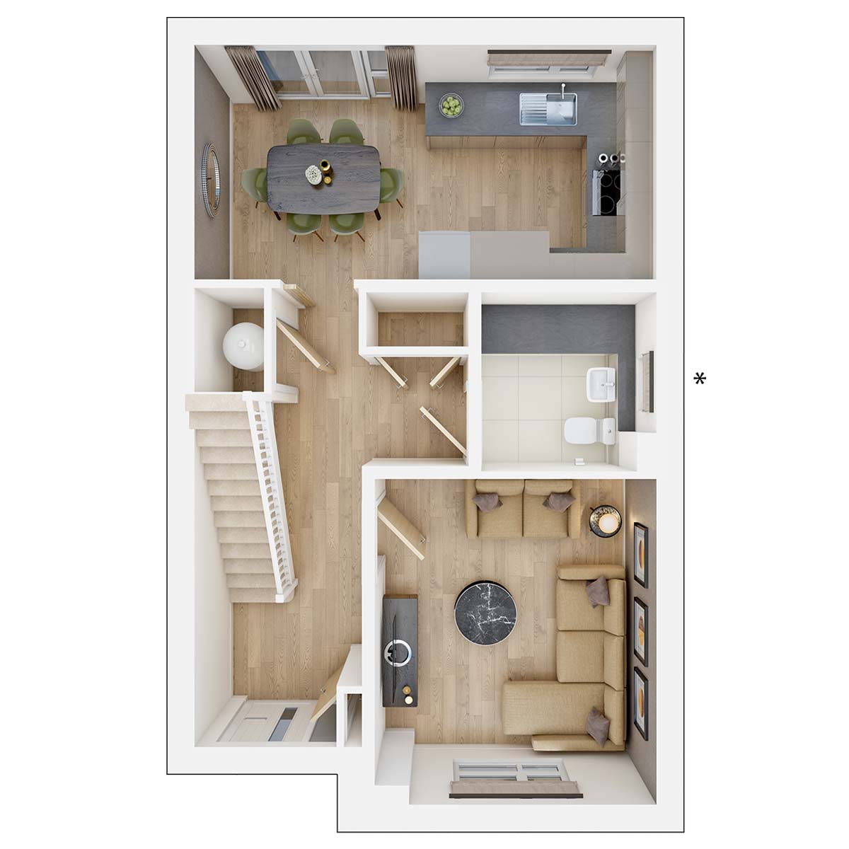 The Keeford ground floor plan