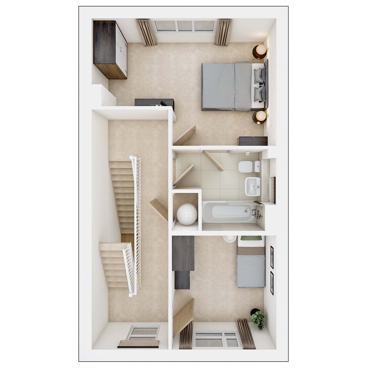 The Trelton first floor plan