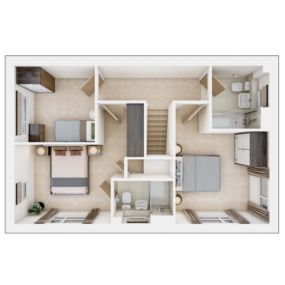The Aynesdale first floor plan