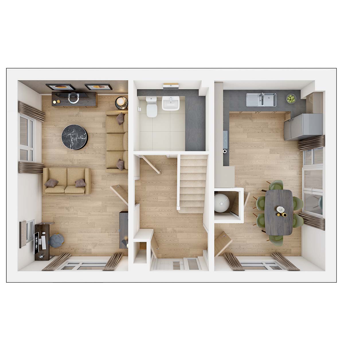 The Aynesdale ground floor plan
