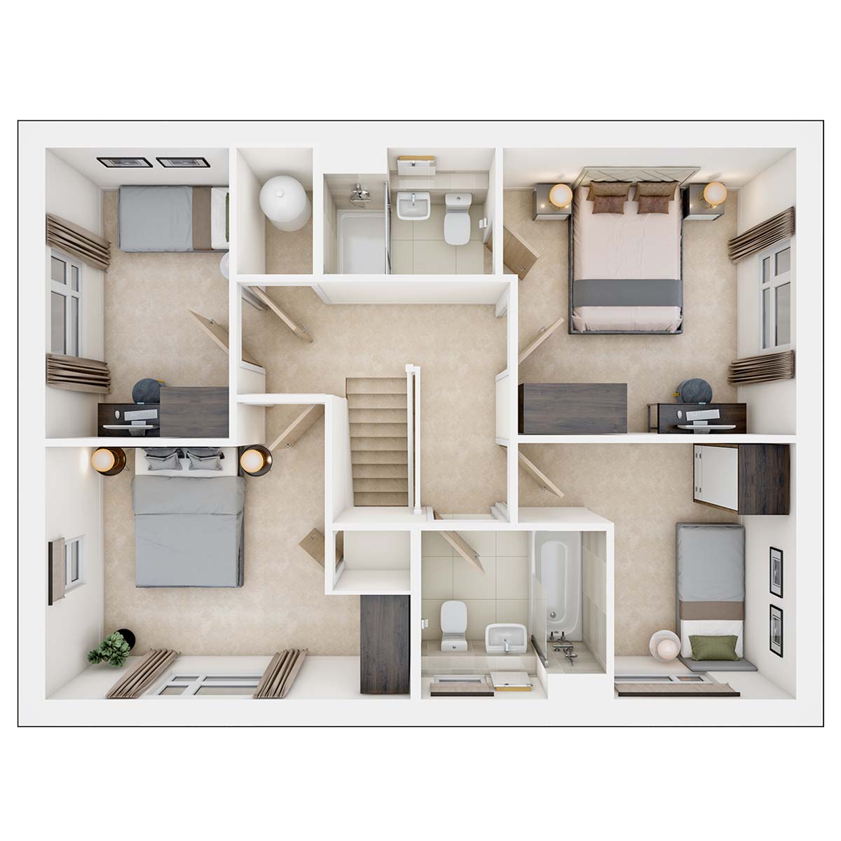 The Plumdale first floor plan