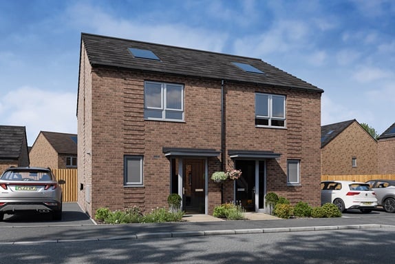2 bedroom semi-detached