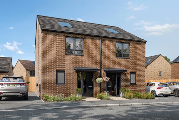 2 bedroom semi-detached