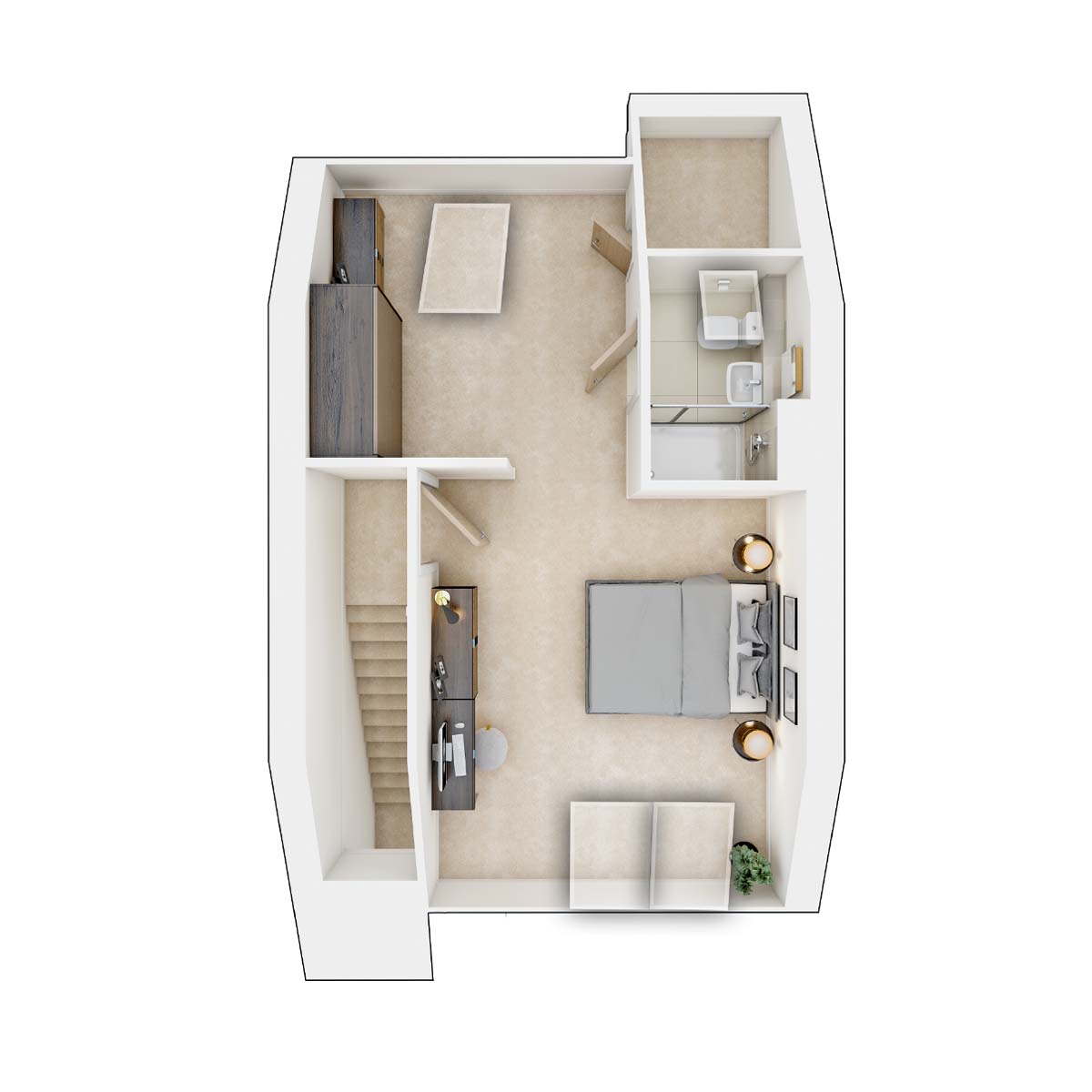 The Owlton second floor plan