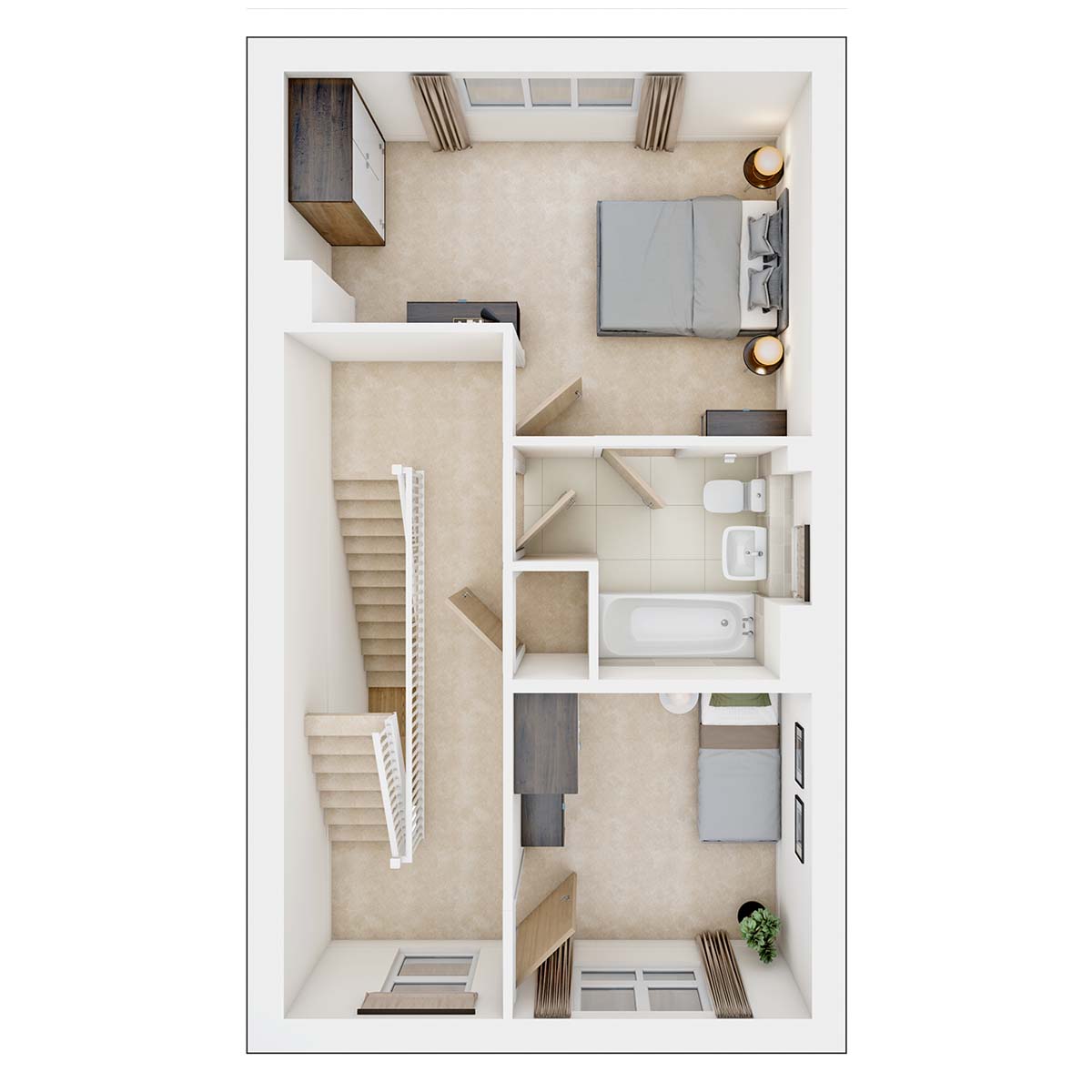 The Trelton first floor plan
