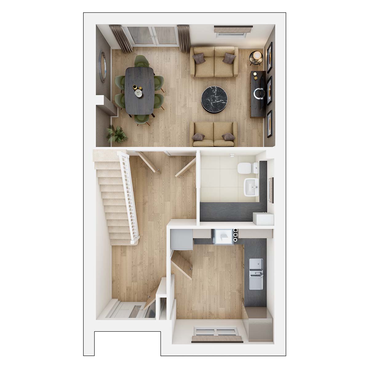 The Trelton ground floor plan