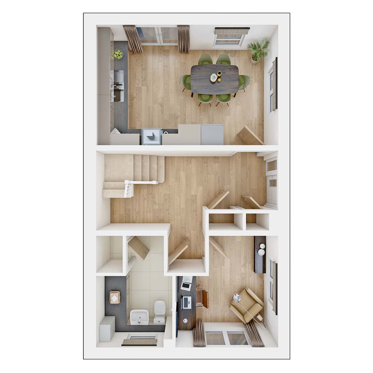 The Densdale ground floor plan