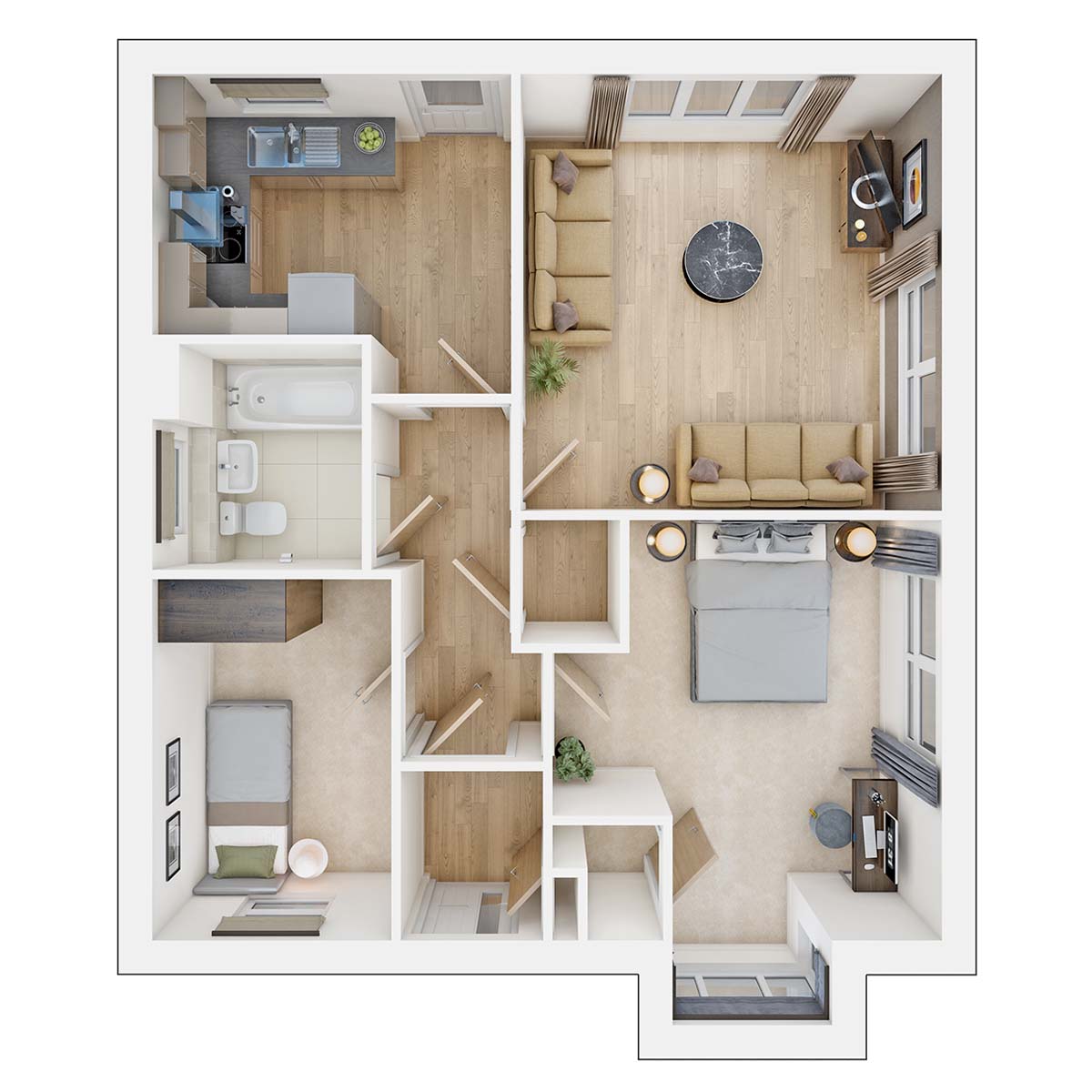 The Foxdale floor plan