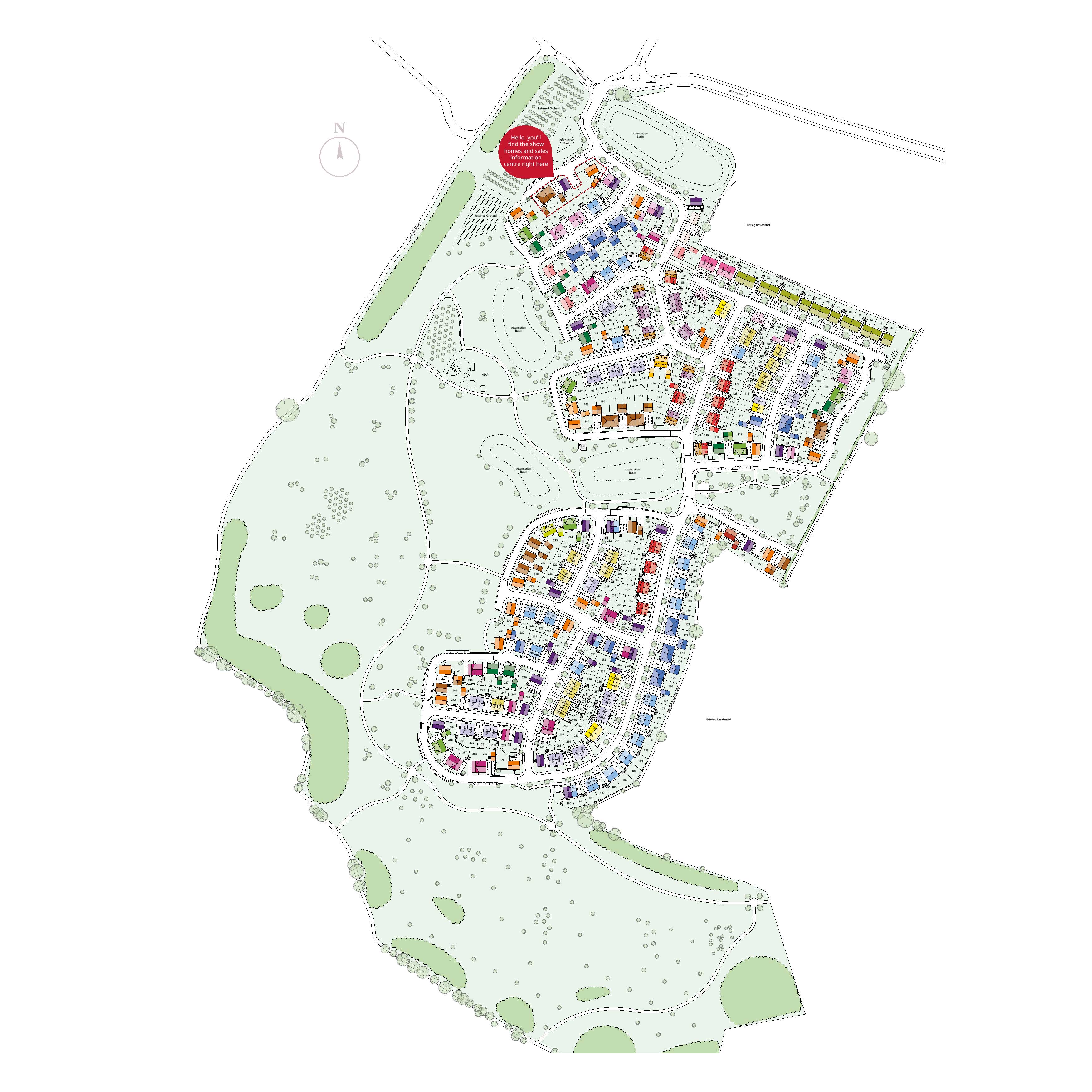 Ufton Court Site Plan