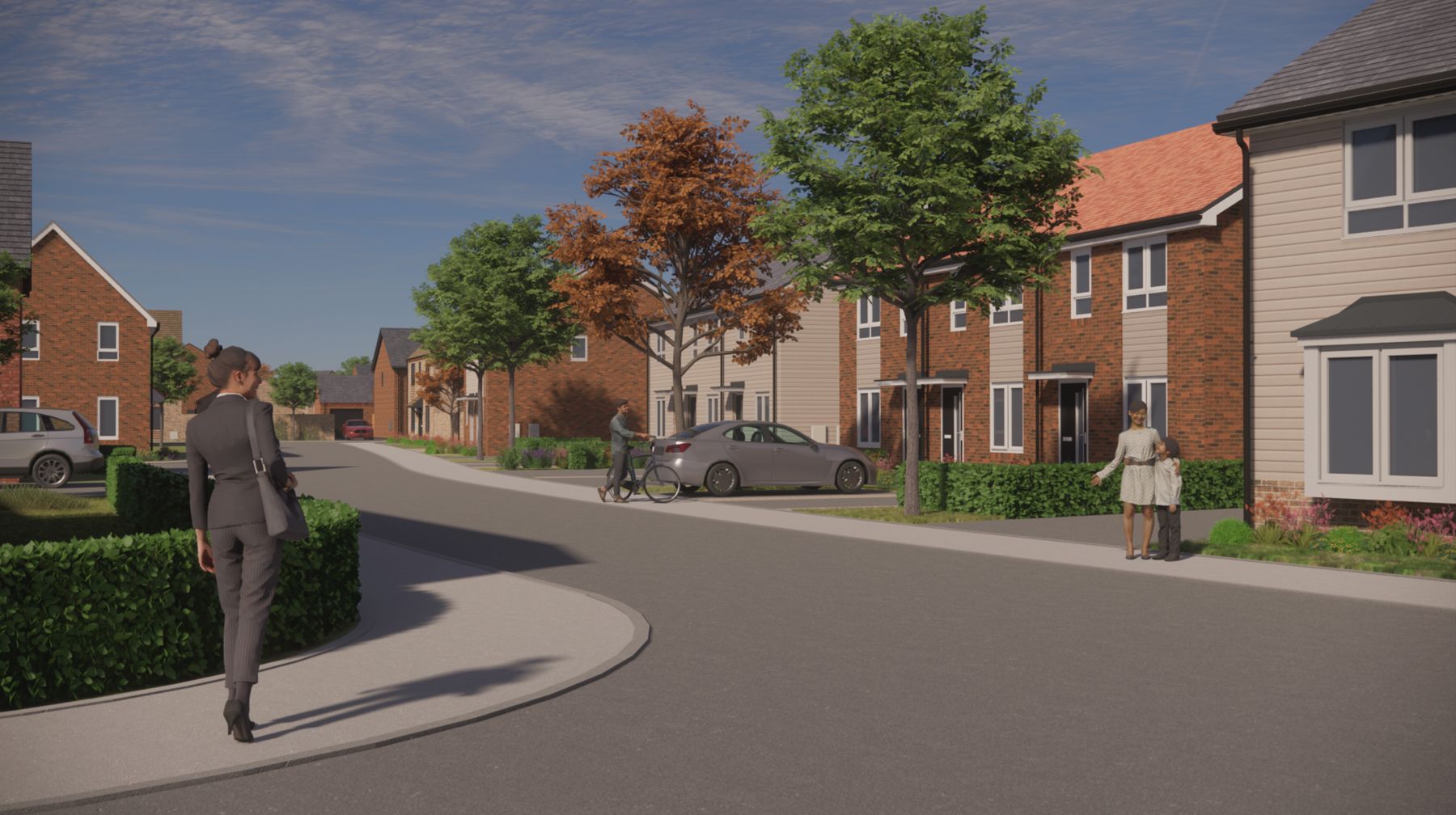 A development of 1 - 5 bedroom homes