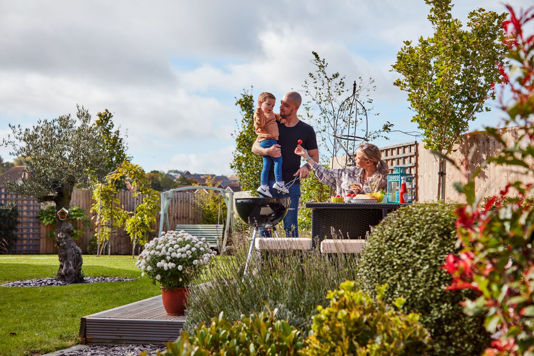 Each home at this development is built with families in mind