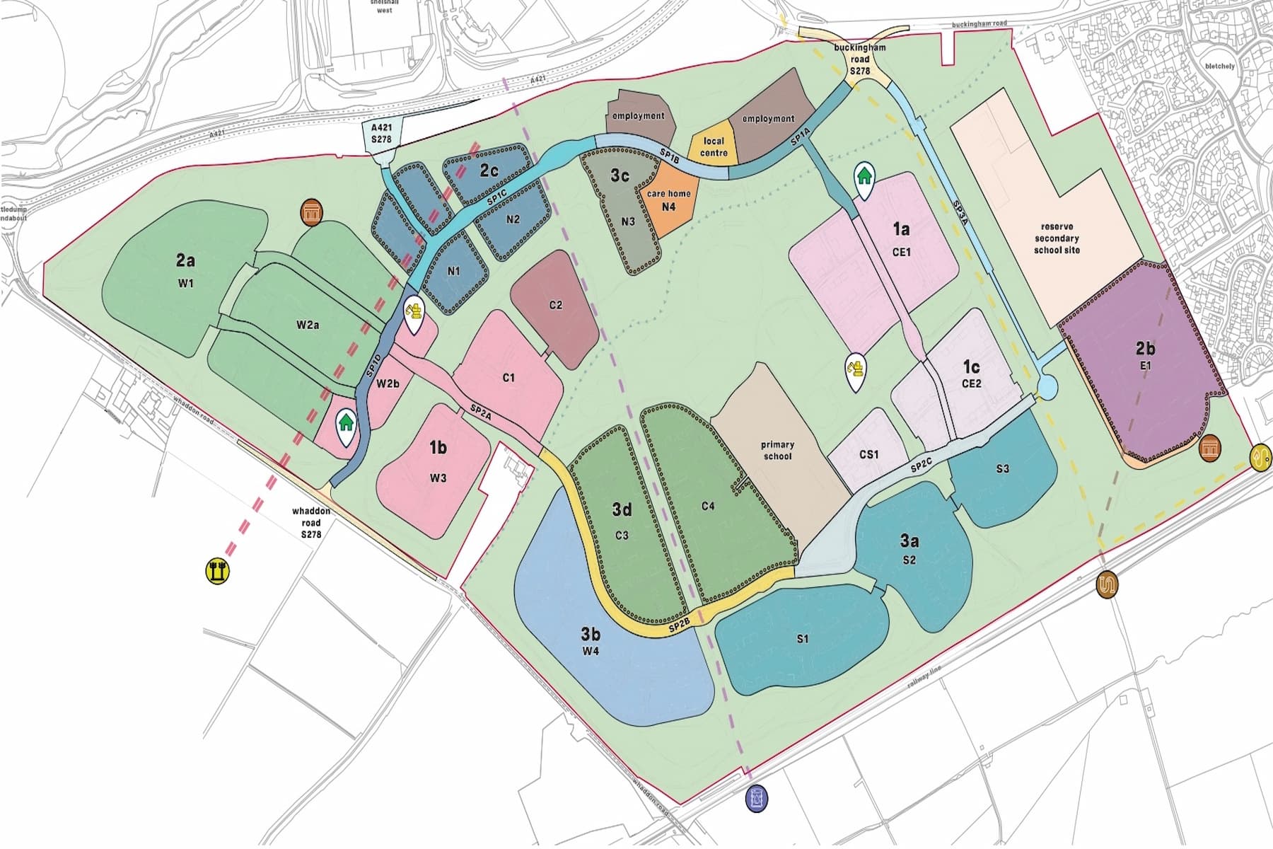 Salden Park phasing plan