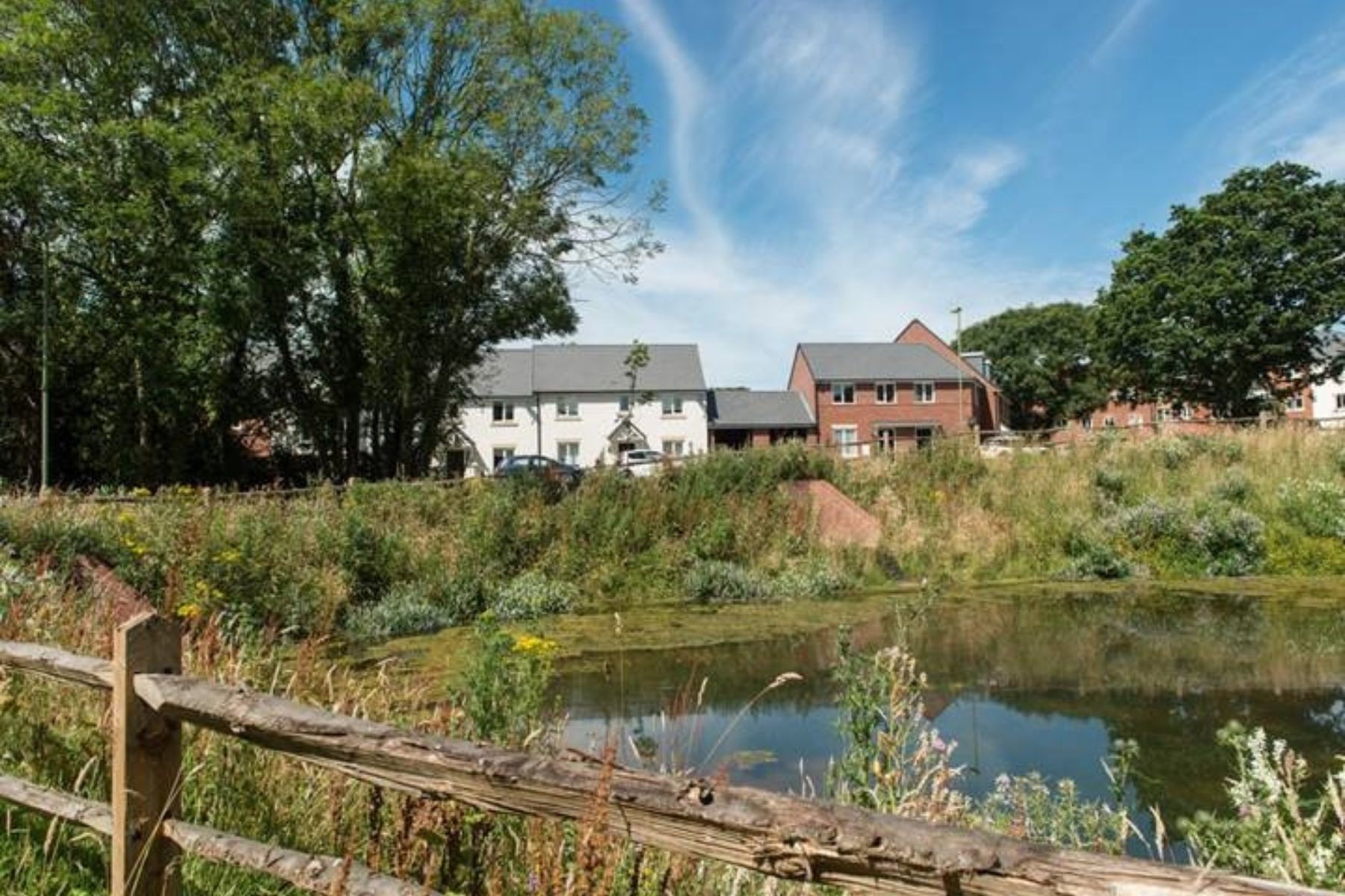 Example of an attenuation basin