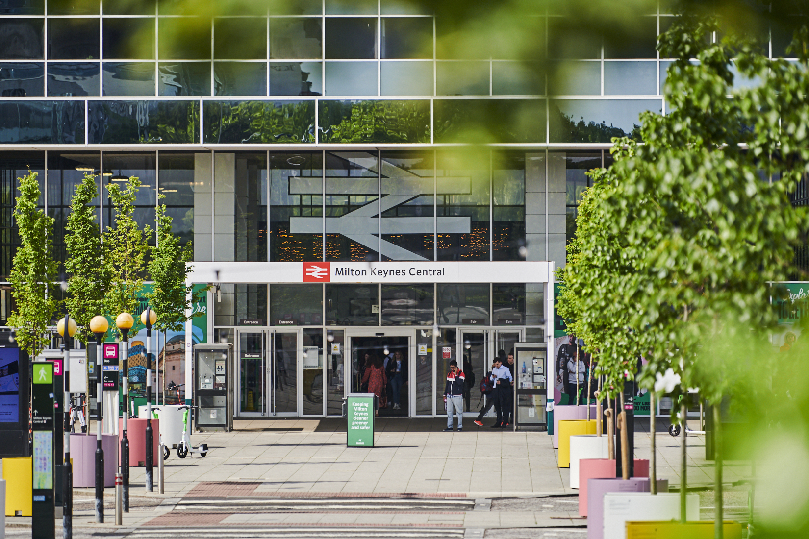 Well connected Milton Keynes Train station is a short 11 minute drive