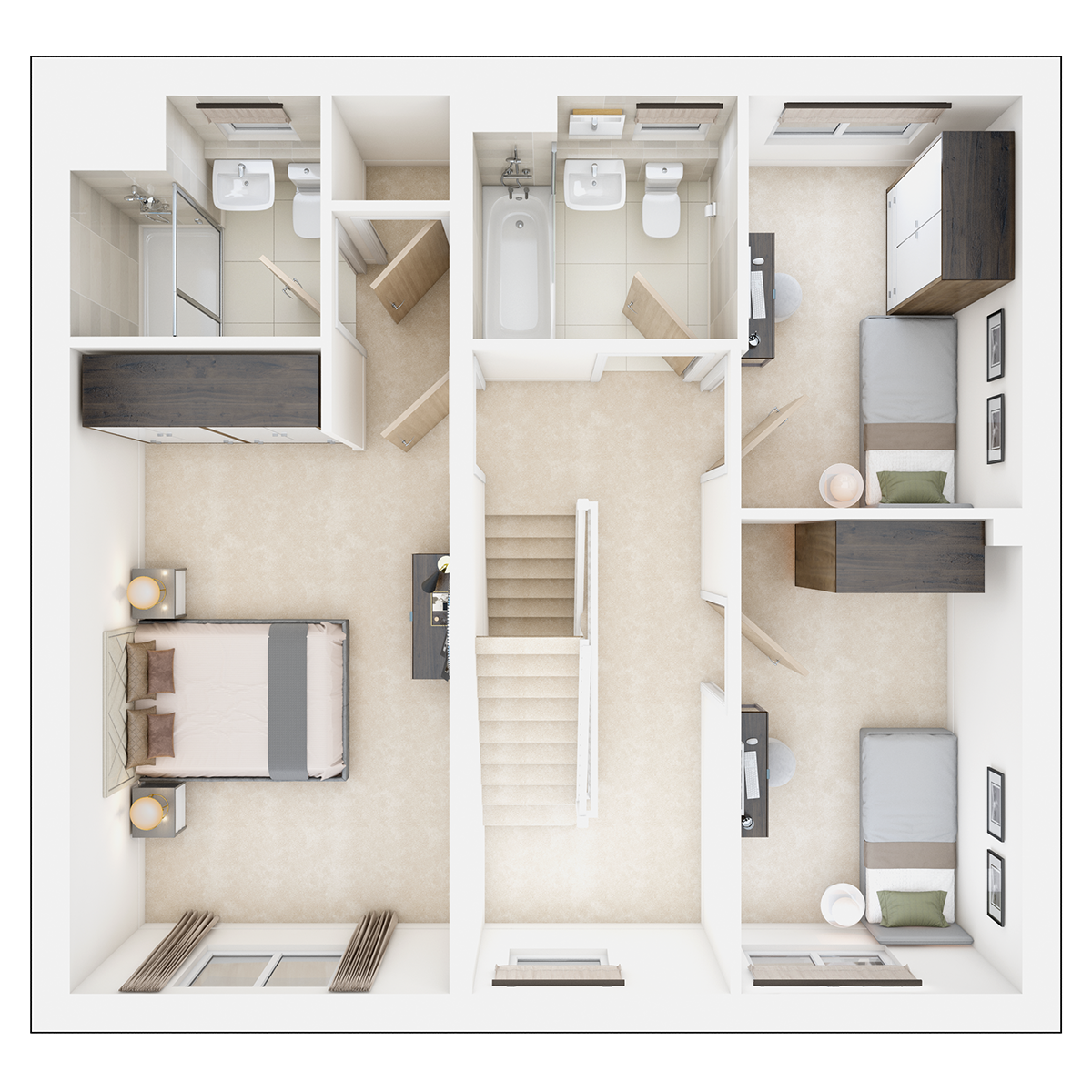 Bronze Park Aireton FF Floor Plan