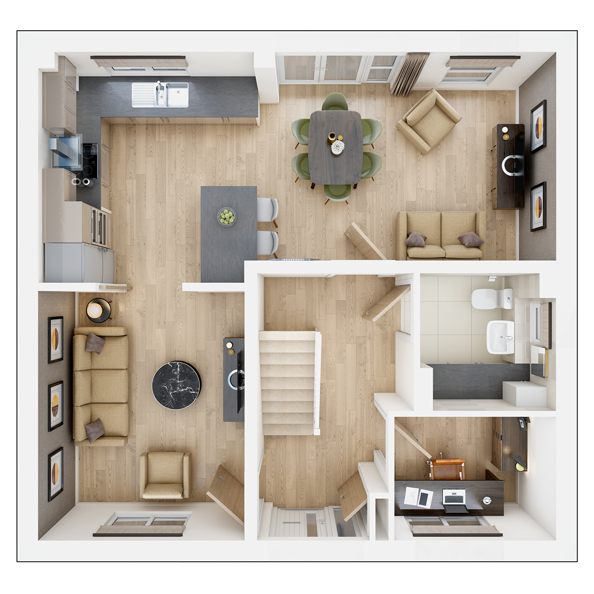 Bronze Park Aireton GF Floor Plan
