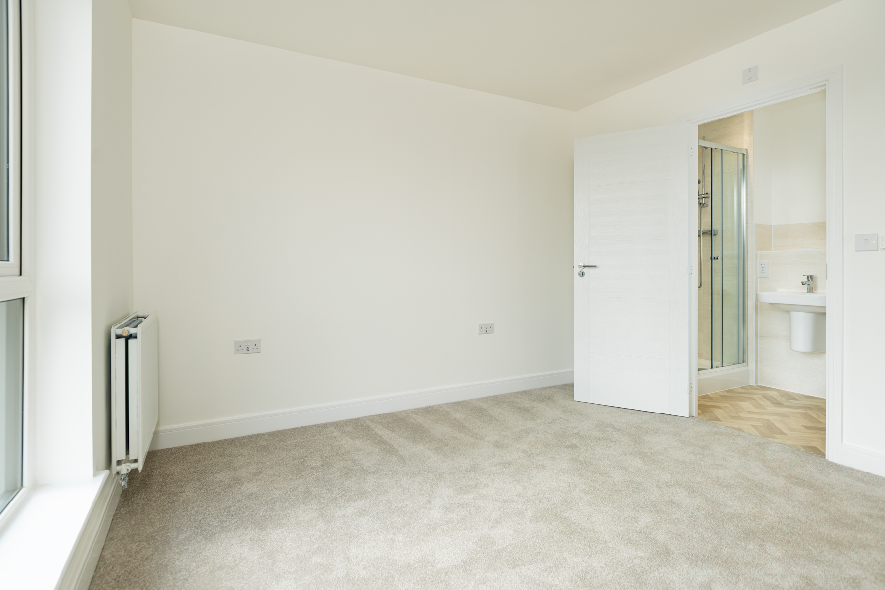 Bedroom 1 comes with en-suite shower room