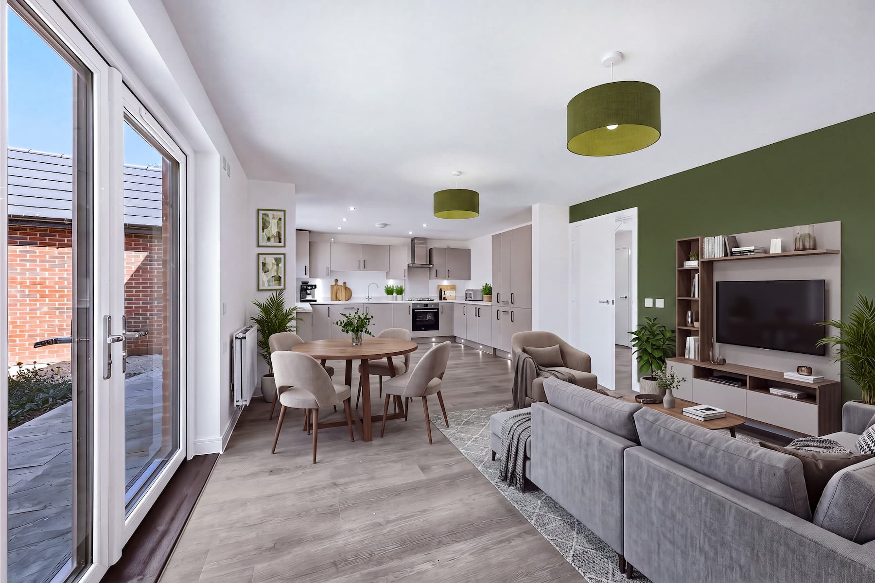 Imagine everyone together in this substantial family kitchen