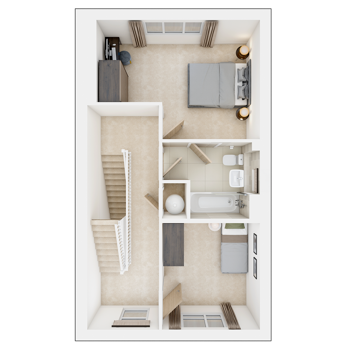 The Trelton first floor plan