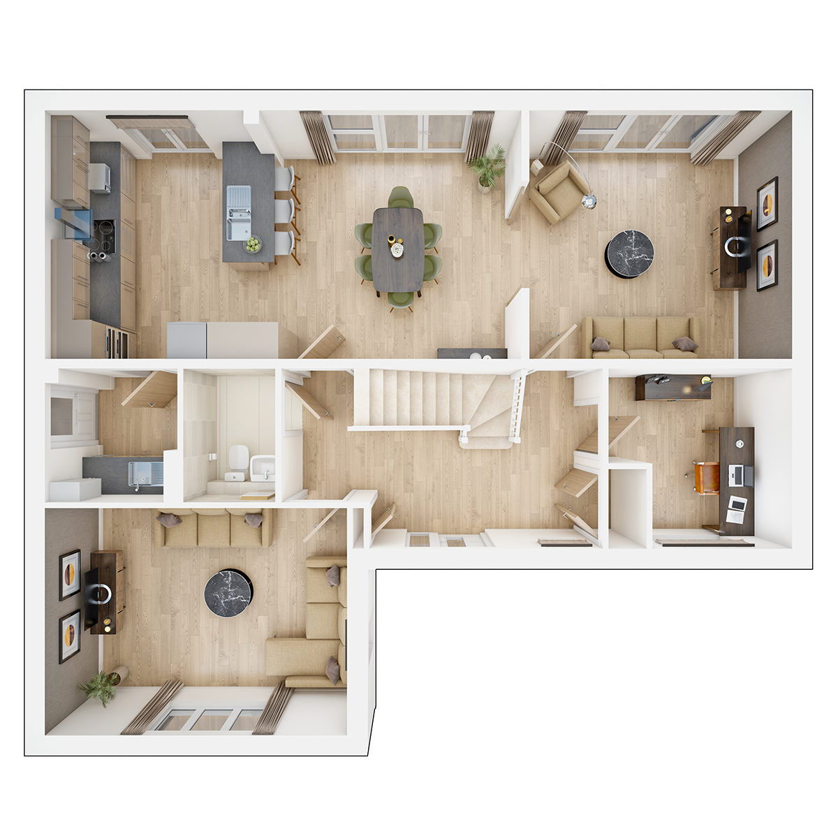 The Wadeford ground floor plan