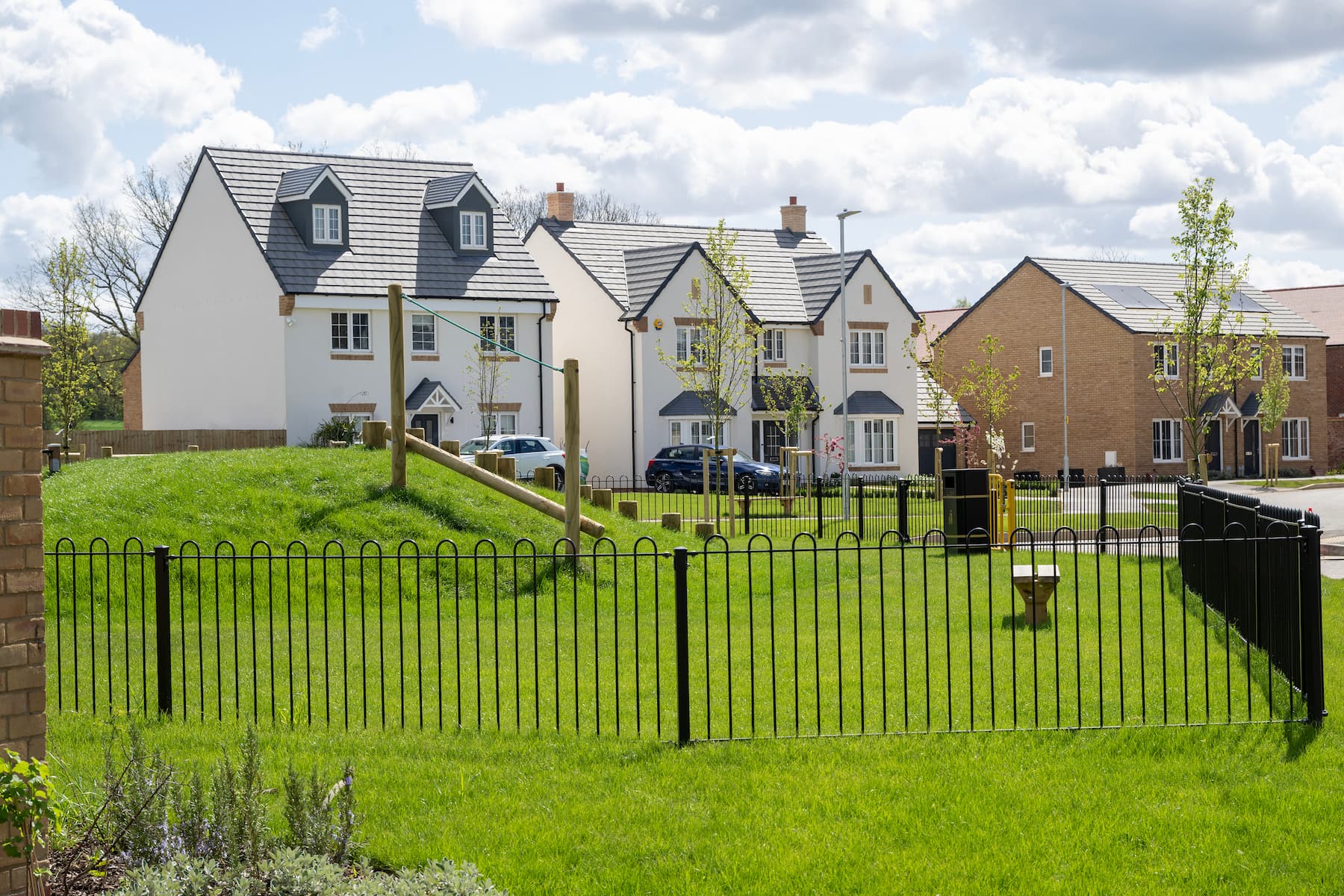 This home is positioned overlooking the park