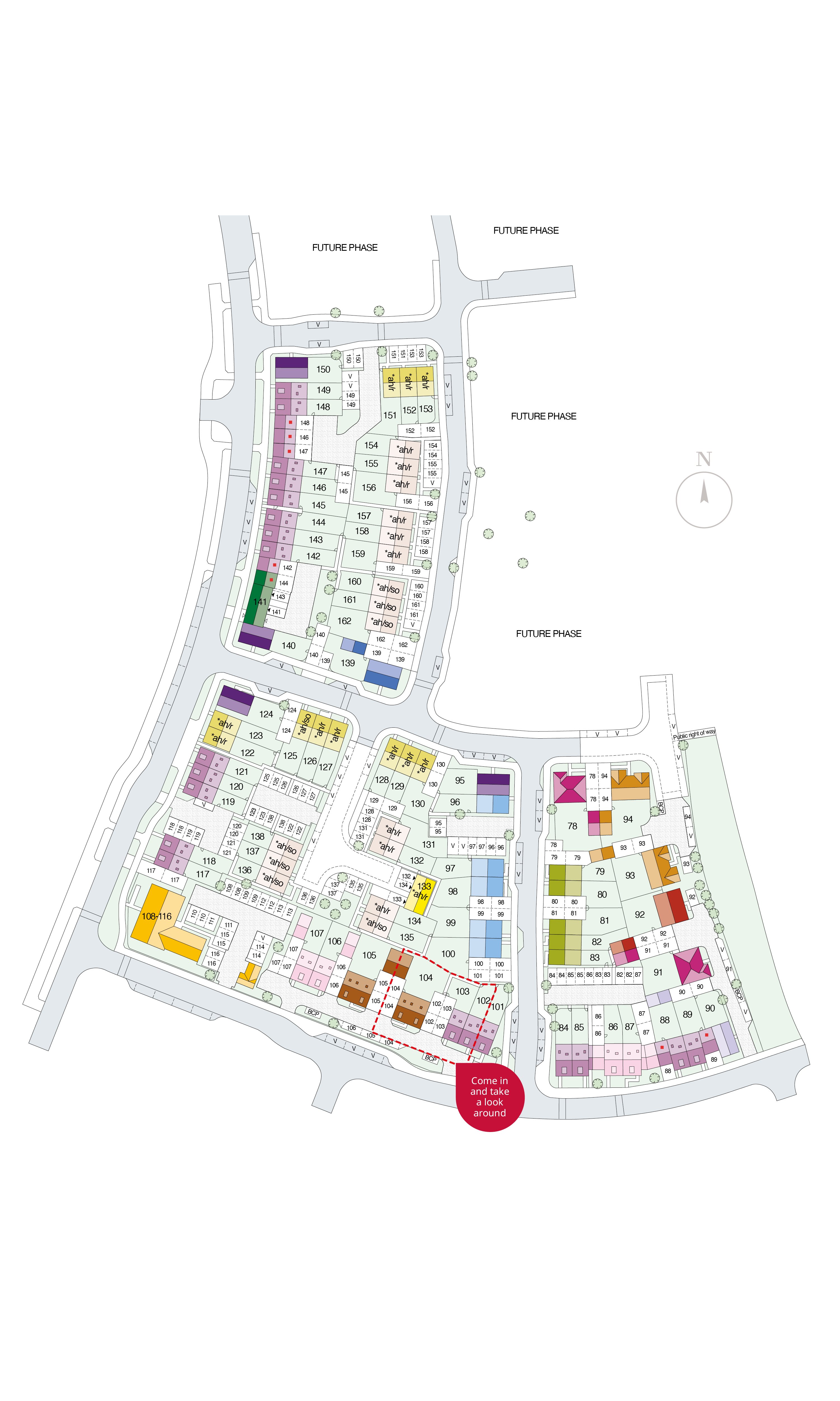Cromwell Place, Wixams Site Plan