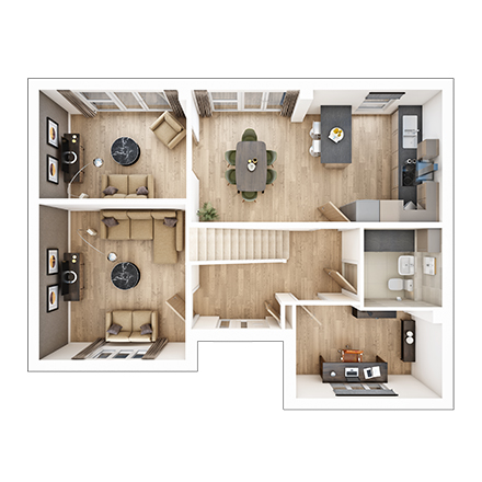 The Raynford Ground Floor Plan