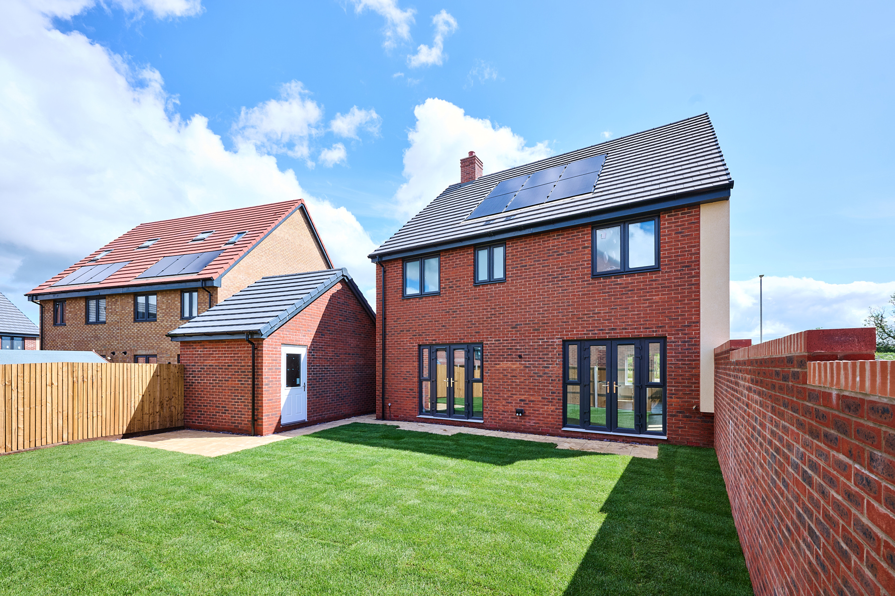 This home comes complete with a turfed garden
